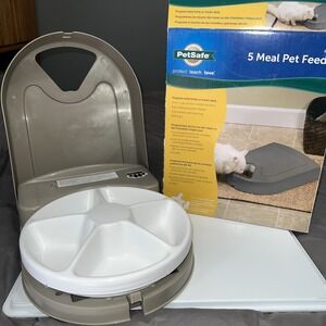 PetSafe 5 Meal Programmable Pet Food Dispenser, Automatic Dog and Cat‎ Feeder